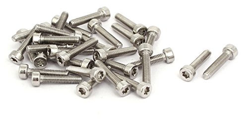 Aexit M2.5x12mm 1/10' 'x15 / 32' '304 Edelstahl Torx-Zylinderschrauben mit Innensechskant 30 Stück (6c14dc507e70a36030967c44c50f13c5)