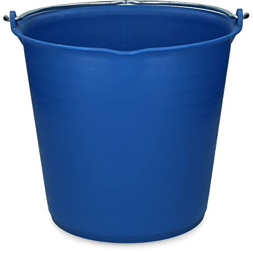 Vplast Suministros Para El Caballo Bucket 15 L With Pouring Spout Dark Blue