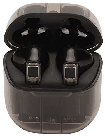 Dpofirs Cuffie Bluetooth 5.3 Auricolari Wireless, Auricolari Wireless Cuffie Bluetooth Auricolari Stereo HiFi con Custodia di Ricarica Microfono per Telefono Cellulare Computer Laptop(Nero)