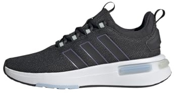 adidas Damen Racer TR23 Shoes, Carbon/Carbon/Blue Dawn, 38 2/3 EU