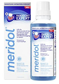 meridol Mundspülung Parodont Expert 400ml - antibakterieller Effekt, hilft die Widerstandskraft des Zahnfleischs gegen die Ursache von Zahnfleischbluten, Parodontitis & Zahnfleischrückgang zu stärken