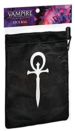 Renegade Game Studios | Vampire: The Masquerade 5th Edition RPG Würfelbeutel | Offizielles Rollenspielzubehör | Weiches Doppelt Gefüttertes Gewebe & Kordelzugverschluss