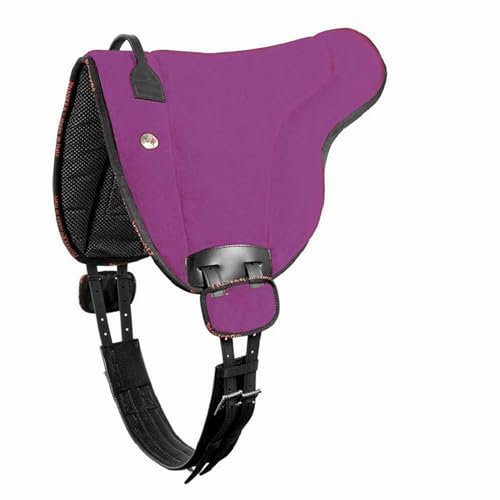 Brama West Bareback Reitpad UNICA Leder von Pioneer - super Soft - Made in Italy - Farbe Fuchsia, Gr. Pony