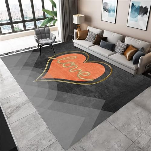 RUGMRZ Teppich Für Wohnzimmer Fleckenbeständig, langlebig und waschbar Teppich auslegeware Schlafzimmer Balkon dekoration180X280cm