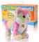 SWTOIPIG Jouet en Peluche électronique interactif - Mise à Niveau avec Les Yeux Lumineux LED Contrôle du Son animé Animal de Compagnie, Robot Chat Chaton Cadeaux pour garçons et Filles