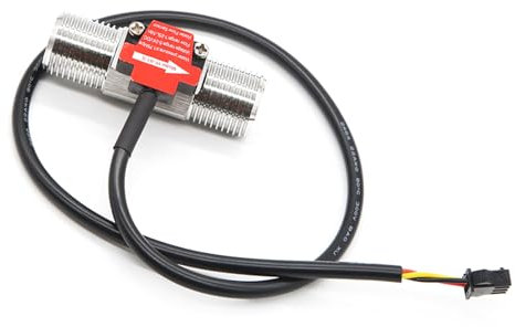 NOLOWY DN15 Wasserzähler Durchflussmesser 1-25L/min Fluidmeter Wasserdurchflussmesser Zähler Fluidmeter Einfache Installation