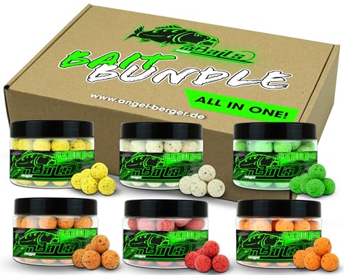 Angel-Berger Magic Baits Bait Bundle Pop Ups All in One Köderset Pop Up Boilies Sparpack Carp Hookbaits Floating Boilies