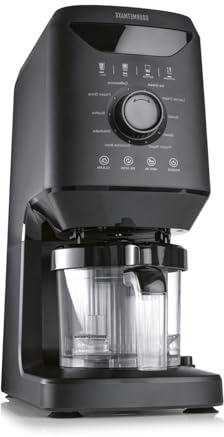 GOURMETmaxx SmoothUp Eismaschine 800 Watt | Eismaschine 10 Programme inkl. Mix-in-Funktion | Eiscreme-Maschine – Slushies & Eiscreme selber machen | Speiseeisbereiter LED Display – 2 Becher inklusive