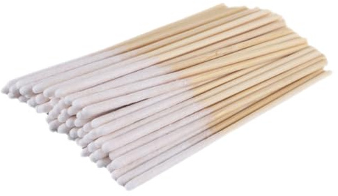 AUTSUPPL Bastoncini di Cotone per Applicazione Make-up 60 Pezzi in Cotone e Bambù, senza Pelucchi e Confortevoli, la Pulizia la Cura della Pelle