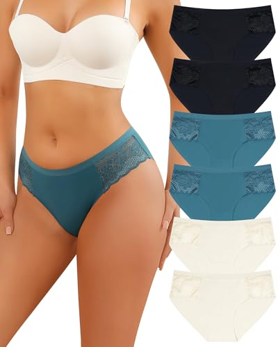 Levao Culotte Femme Dentelle Slip Femmes Caleçons sous-Vêtement Soft Doux Panties