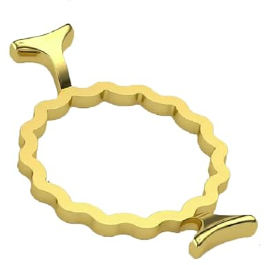 sello de cera con forma de corazón de flor redonda de metal para hacer tarjetas, invitaciones de boda, decoración de cumpleaños (forma ondulada de 3 cm)