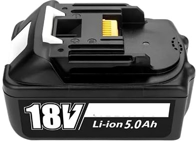 Batería de herramientas eléctricas recargable de iones de litio, Compatible con Makita, | Batería de repuesto de 18 V LXT BL1830 BL1860 BL1850(1PCS 5.0Ah)