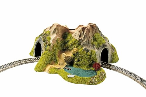 NOCH® Hörntunnel, en enkelspårad modellbana hörntunnel, 25 x 25 cm för spårvidd N – ett perfekt komplement till ditt modelljärnväg.