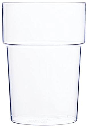 Stalwart BB 250-2CE Econ Rigid Plastic Reusable Pint Tumbler, 568mL Capacity, Pack of 100