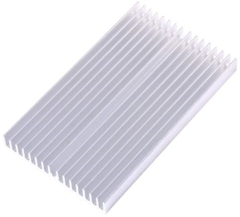 Dissipatore di Calore, Scheda del Radiatore di Calore Alluminion 100 × 60 × 10MM per Transistor Amplificatore FET IC MOSFET SCR