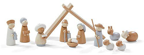 HABA - Weihnachtskrippe aus Holz Weihnachtsdekoration Ref. 304685