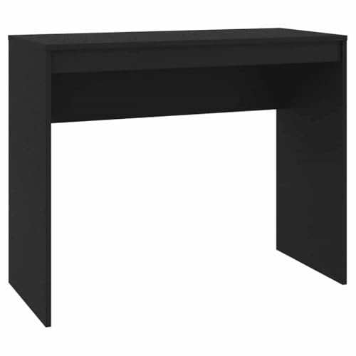 vidaXL Schreibtisch Computertisch Büromöbel Büro PC Tisch Arbeitstisch Bürotisch Laptoptisch Konsolentisch Schwarz 90x40x72cm Holzwerkstoff