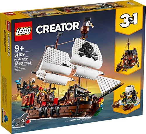 LEGO 31109 Creator 3in1 Pirate , Inn & Skull Island Toy Set