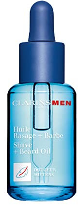 CLARINSMEN Shave + Beard Oil | 2-In-1 Shaving and Beard Oil for Men | Preps Skin and Conditions Beard | Lightweight, Non-Greasy Dry Oil | All Skin Types | 1.0 Fluid Ounces