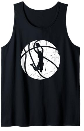 Jugador de Baloncesto Divertido Fan del Baloncesto Camiseta sin Mangas