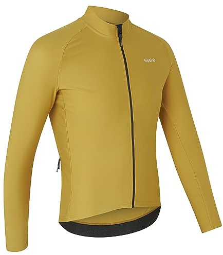GripGrab PACR Rennrad Trikot Herren - Langarm Thermo Radtrikot - Race Fit | Schmale Passform, weiches Mikrofleece zur Isolierung, durchgehender Reißverschluss & 3 Taschen, für sportliche Sitzposition