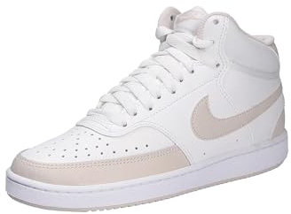 Nike Cd5436 Nikecourt Vision Mid Donna, Summit White, Lt Orewood BRN-White EU 37.5