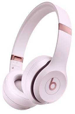 Beats Solo 4 - Casque sans Fil Bluetooth Supra-auriculaire - Compatible avec Apple et Android - Jusqu'à 50 Heures de Lecture - Poudre