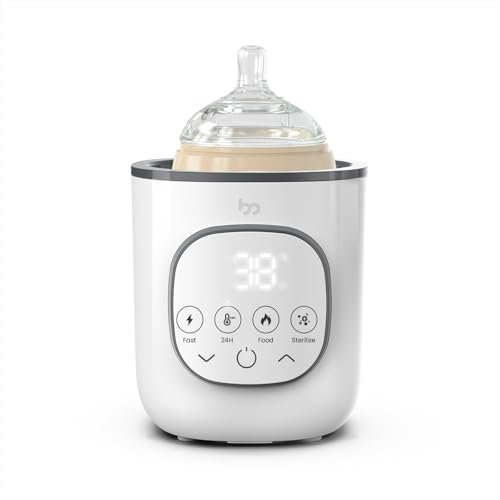 Scaldabiberon elettrico 8 in 1 per il riscaldamento rapido e uniforme del latte materno con controllo intelligente della temperatura e spegnimento automatico, 220 V