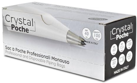 Erre4M Confezione da 100 sac a Poche monouso Crystal Misura 30
