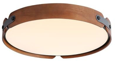 YFMYY Moderne LED-Deckenleuchte, minimalistische Holz-Unterputz-Deckenleuchte, dimmbare kreisförmige Deckenleuchte mit Acryl-Lampenschirm für Schlafzimmer, Waschküche, Flur, Esszimmer, Wohnzimmer