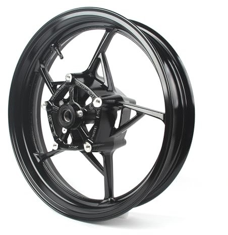 Llantas delanteras de 3.5 x 17 pulgadas para motocicleta Ninja 650 Z650 Z900 2017-2023 / Z900SE 2022-2023 Motocicleta Z900 Accesorios Z650 Ninja 650 Rueda Z900 Rueda 650 Ninja650 Negro 17 2 018, 2019,