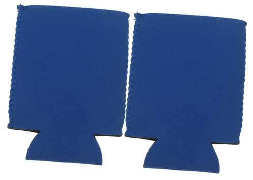 POPETPOP 2pièces Housse Néoprène pour Bouteilles Et Canettes Thermique Pratique pour Activités Extérieur De Bleu