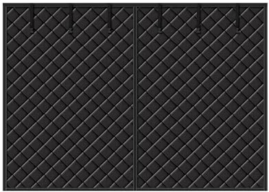 Rideau magnétique à isolation thermique pour porte de garage - 275 x 215 cm - Avec 6 boucles de rangement - Tissu Oxford 600D - Isolation thermique - Imperméable au froid - Coupe-vent