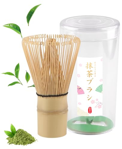 Matcha Whisks, Reusable PP Resin Matcha Whisk, Japanese Tradition Matcha Accessories, Suitable for The Tea Ceremony（Yellow
