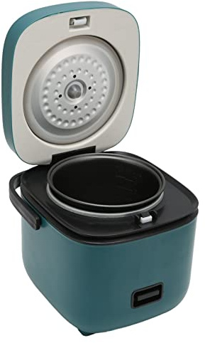 Cryfokt Cuociriso Elettrico Compatto Pentola Antiaderente da 1,2 Litri Mini Pentola da Portatile per Uso Familiare