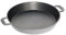AMT Gastroguss Großraumpfanne/Grillpfanne für Garten und Profibereich, Ø 50 cm, 7 cm hoch, ohne Mittelsteg, nicht induktionsgeeignet, Lotan® Antihaft-Veredelung, Gusspfanne (Aluguss), AMZN-750