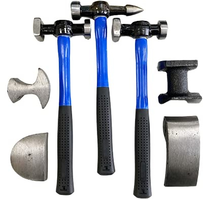 Car Body Repair Tool with Fibreglass Handles - Pack of 7