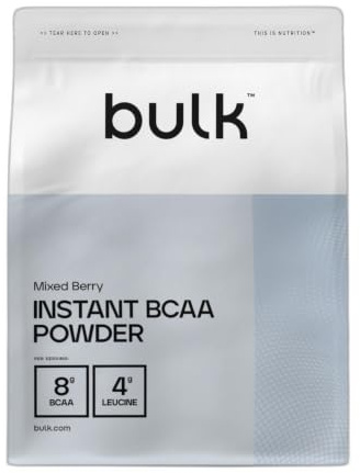 Bulk Pure Instant Branched Chain Amino Acids (BCAA) Powd, Mixed Berry, 1 kg