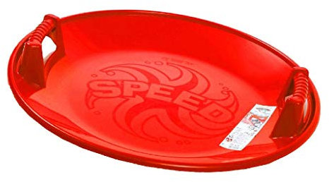 Prosperplast Speed Rutscher Teller-Schlitten Kunststoff -18 °C (Rot), 66.5x66.5x13 cm