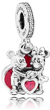 Pandora Disney Mickey Mouse & Minnie Mouse Love Dangle Charm 797769CZR