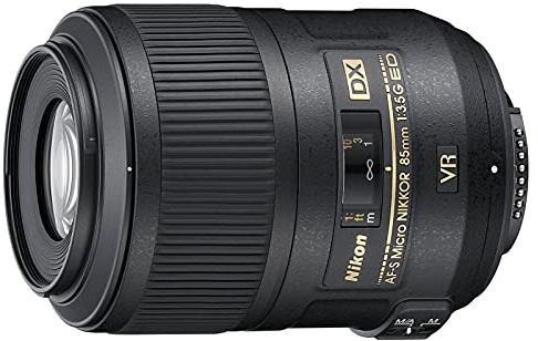 Nikon AF-S DX Micro NIKKOR 85mm f/3.5G ED Vibration Reduction Fixed Zoom Lens with Auto Focus for Nikon DSLR Cameras