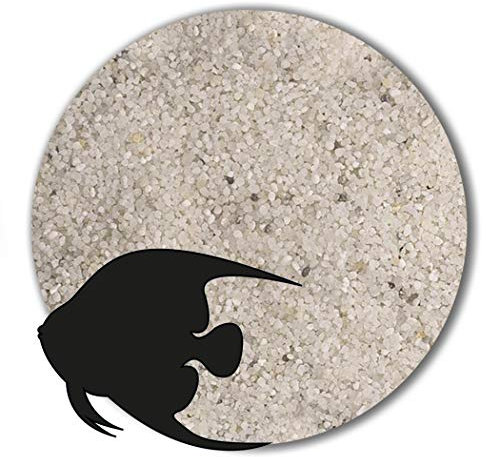 Anbobo Müller GmbH Aquariumsand weiß 10 kg Aquariumkies Natur feuergetrocknet und gerundet 25 Körnungen (0,3-0,8 mm)