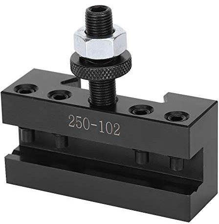 Walfront Portautensili Rapidi, Portautensili a Cambio Rapido CNC,Portautensili per Tornio per Utensili in Acciaio al Carbonio per 250‑102 Colonna