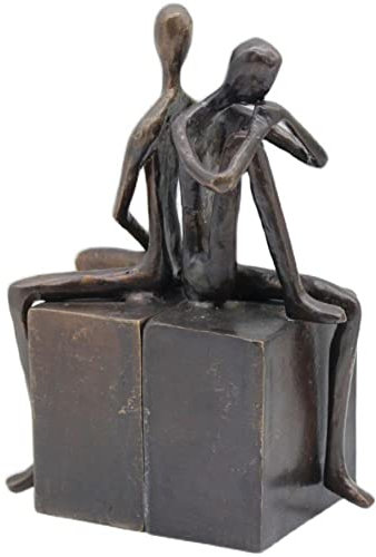 Skulpturen, Statuen, Ornamentfiguren for Wohnzimmer, Figuren aus Gusseisen, Buchstützen-Ornamente for Zuhause, Arbeitszimmer, Schreibtisch, Bücherständer, Ornament, Büro, Buchständer, Charakterskulptu