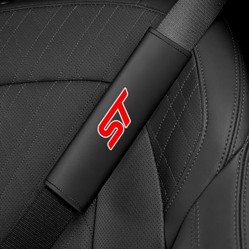2 Pièces Voiture Rembourrage De Ceinture De Sécurité Compatible avec pour Ford St Line Focus X 2 3 Mondeo Fiesta Kuga MK2 MK3 MK4 Sécurité Rembourrage Aménagements Intérieurs,A