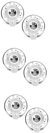 ibasenice 3sets Chromatisches Stimmgerät Für Musiker 13 Ton Gitarre Bass Violine Tuner Pitch Voll Für Ebenen 2 Stücke * 3