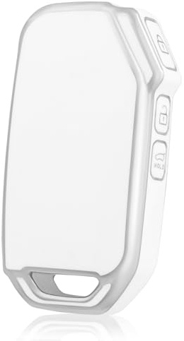 OFF WE GO Schlüsselhülle Cover für KIA Ceed Sportage Xceed Cerato NIRO | Autoschlüssel Hülle für Soul Sorento Stinger Rio Optima Forte 3 Tasten TPU Gehäuse Cover Signalfreundlich, Kratzfest