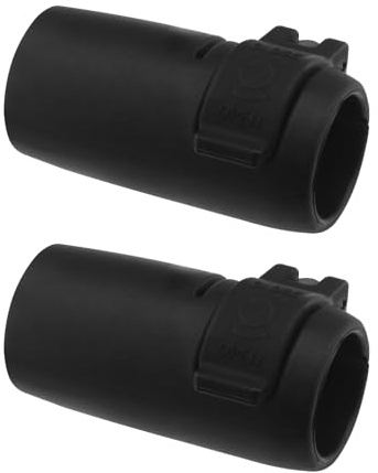VGOL Verstellbare Schnellspanner-Schnalle, Ersatz für Paddelwellenklemme, Einsteller für die meisten SUP-Paddelwellen, 70 x 33 mm, Schwarz, 2 Stück