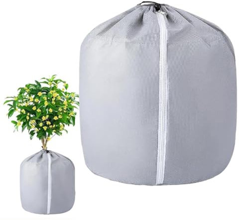Pflanzen-Frostschutzhülle – 69,9 x 65,6 cm, Blumenpflanzen-Winterbeutel, Frostschutz, Topfpflanzen-Schutz, Anti-Frost-Abdeckung für Sträucher, Tomaten