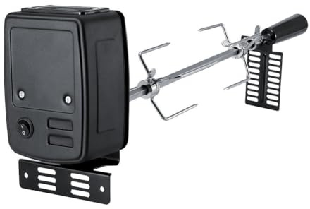 Rornisserie Grill automatiquement - avec Une brochette rotative - Spit Grill pour la Zone extérieure, Automatique électrique, Rotisserie Grill pour Une Utilisation en Plein air, Accessoires